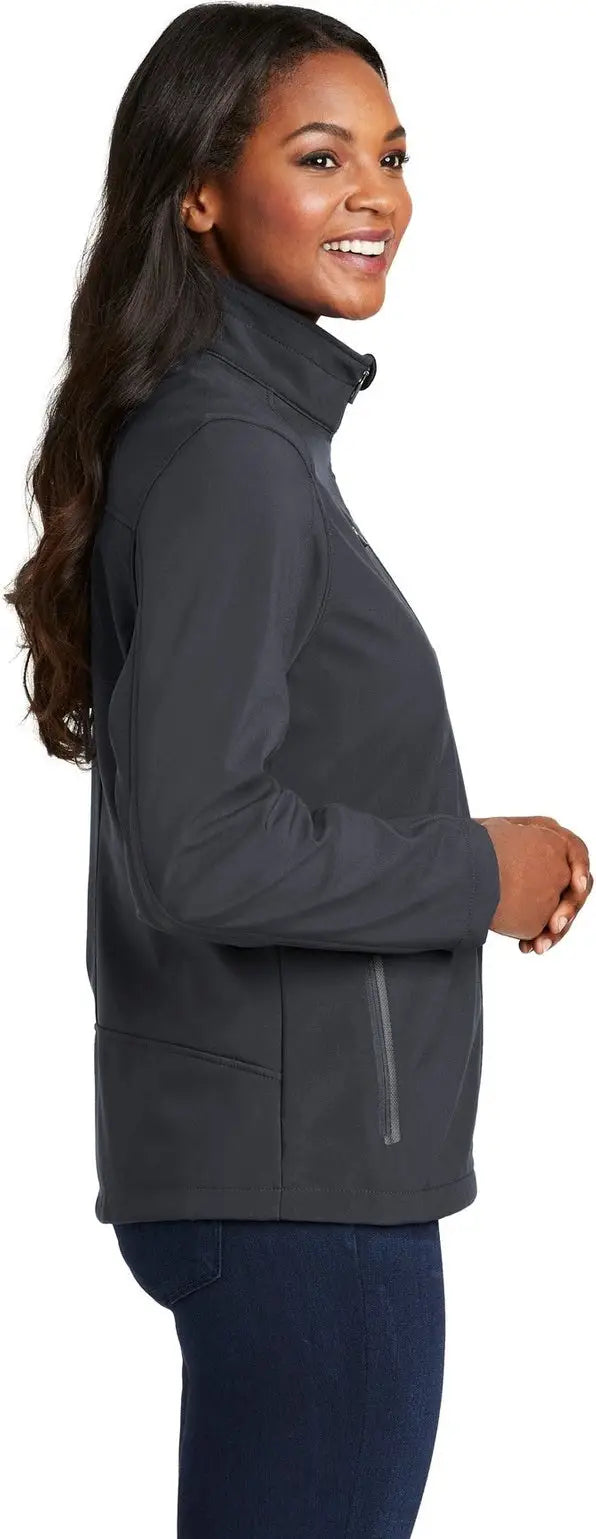 Port Authority L324 Women’s Welded Soft Shell Jacket - Battleship Gray