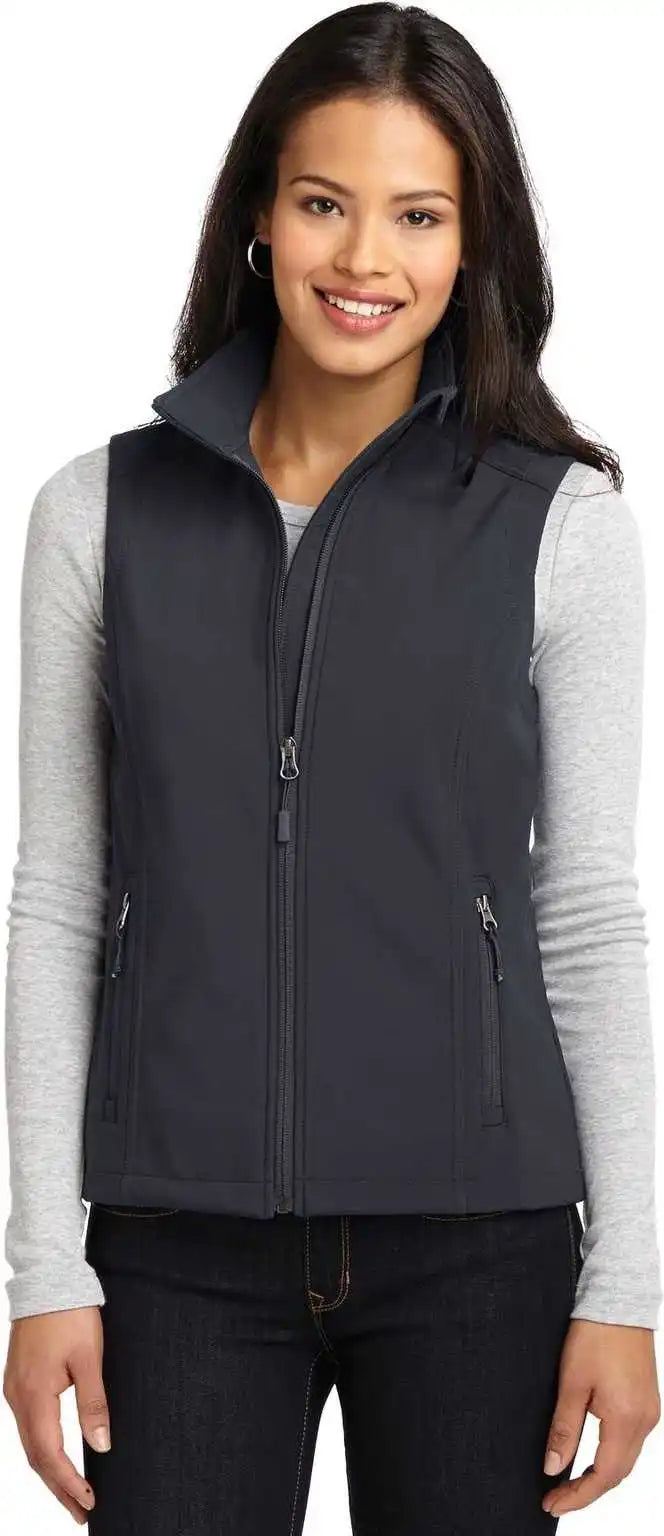 Port Authority L325 Ladies Core Soft Shell Vest - Battleship Gray