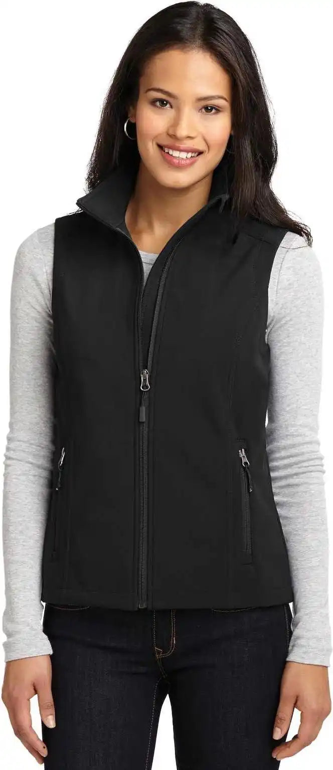 Port Authority L325 Ladies Core Soft Shell Vest - Black