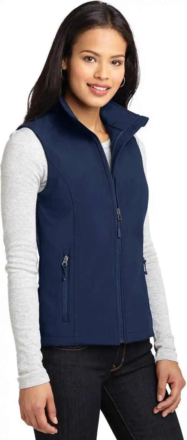 Port Authority L325 Ladies Core Soft Shell Vest Dress Blue Navy