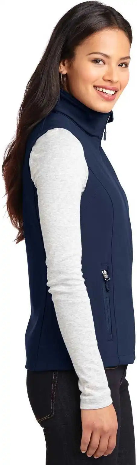 Port Authority L325 Ladies Core Soft Shell Vest Dress Blue Navy