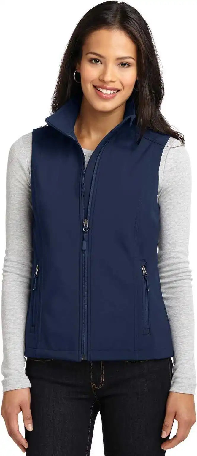 Port Authority L325 Ladies Core Soft Shell Vest Dress Blue Navy