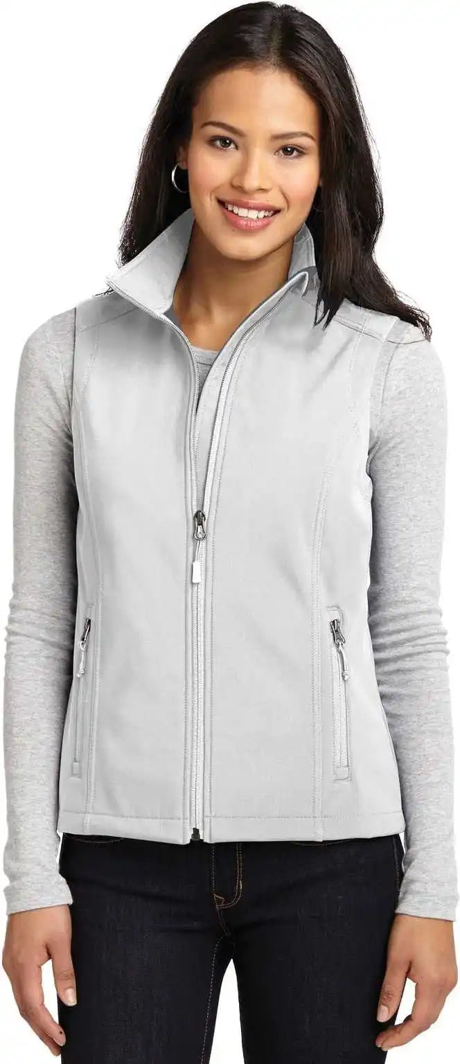 Port Authority L325 Ladies Core Soft Shell Vest - Marshmallow