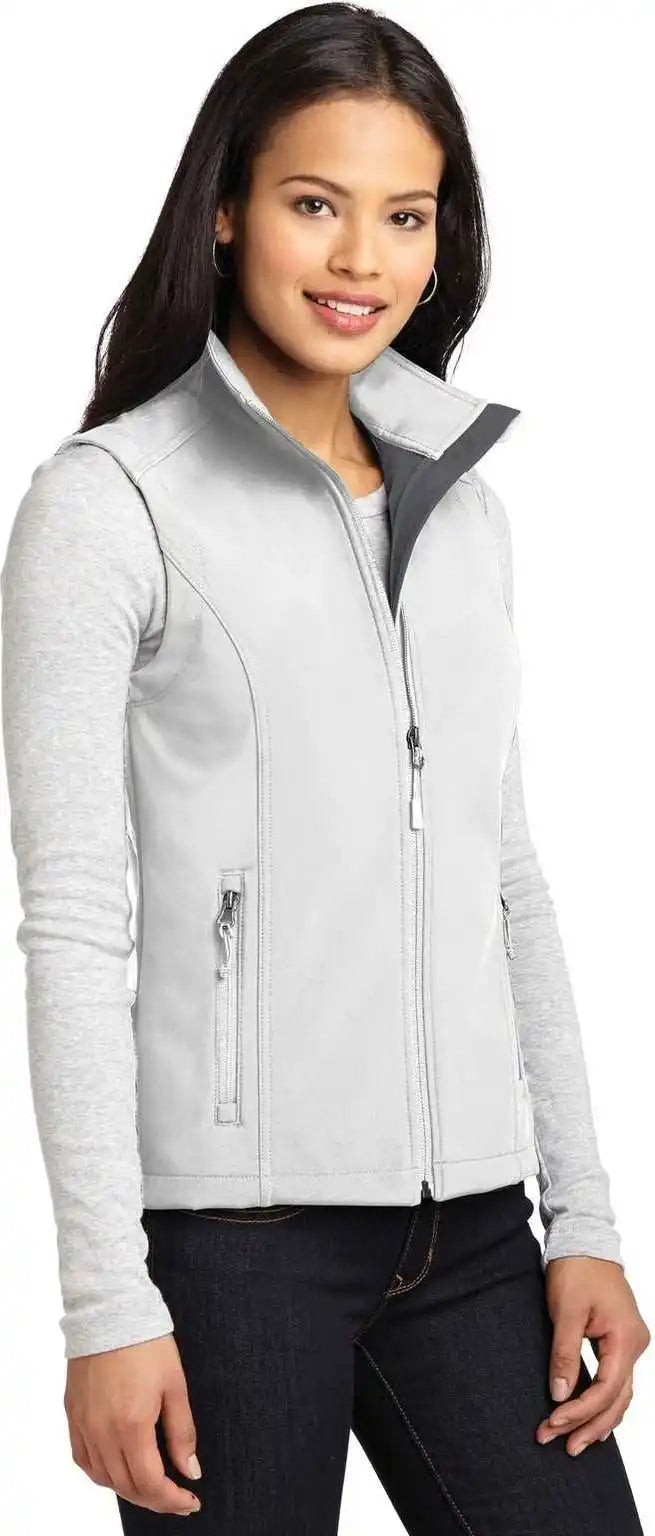 Port Authority L325 Ladies Core Soft Shell Vest - Marshmallow