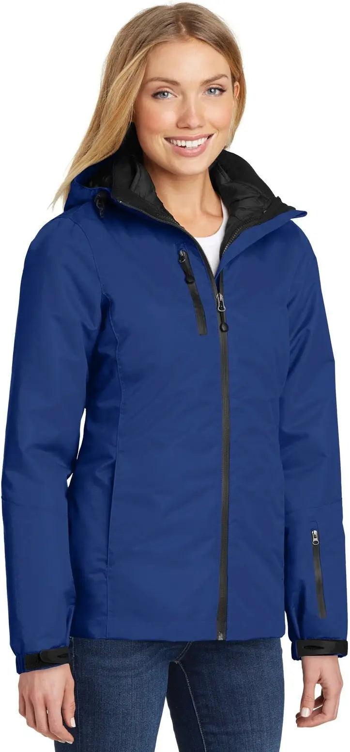 Port Authority L332 Women’s Vortex Waterproof 3-in-1 Jacket - Night Sky Blue Black