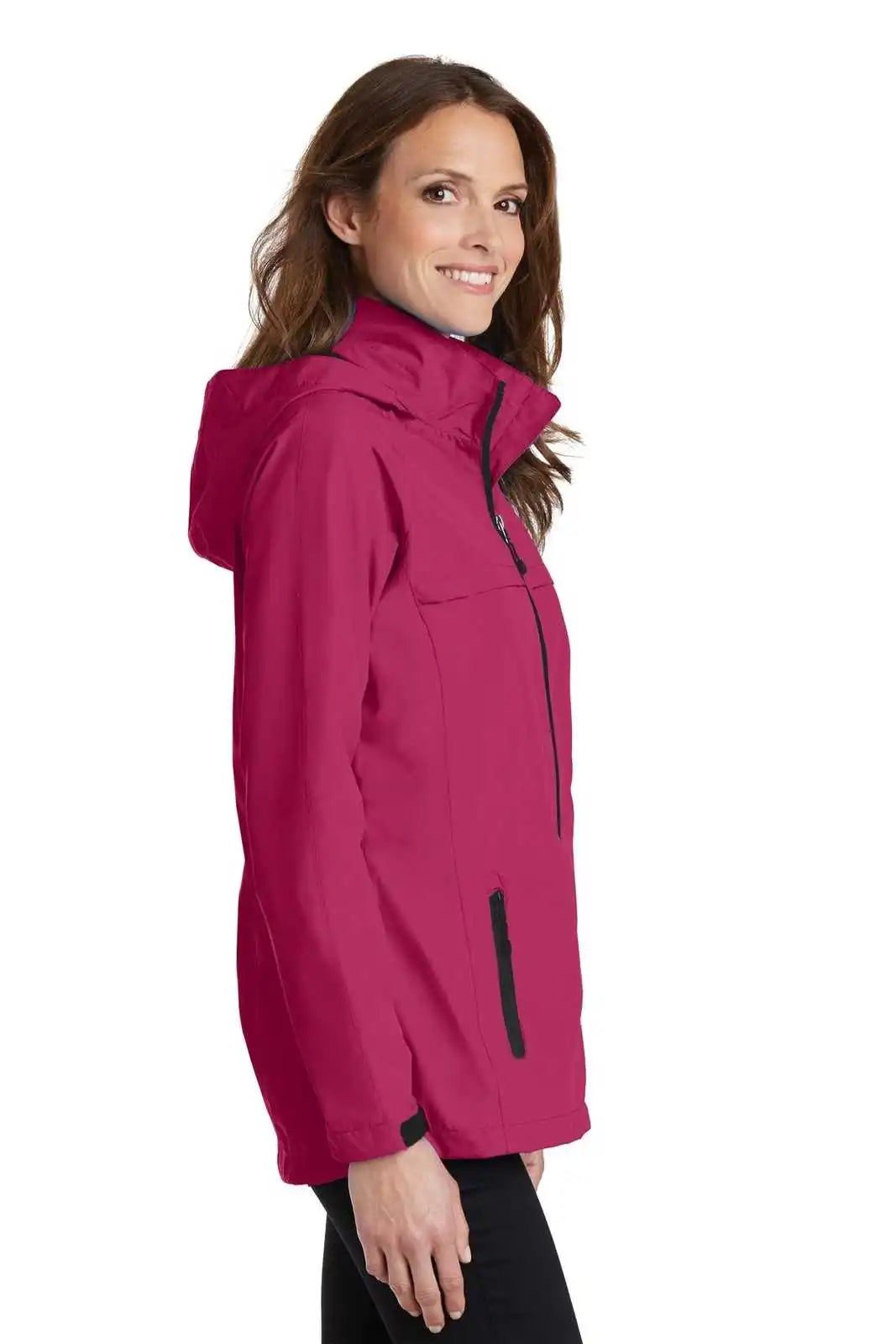 Port Authority L333 Ladies Torrent Waterproof Jacket - Dark Fuchsia