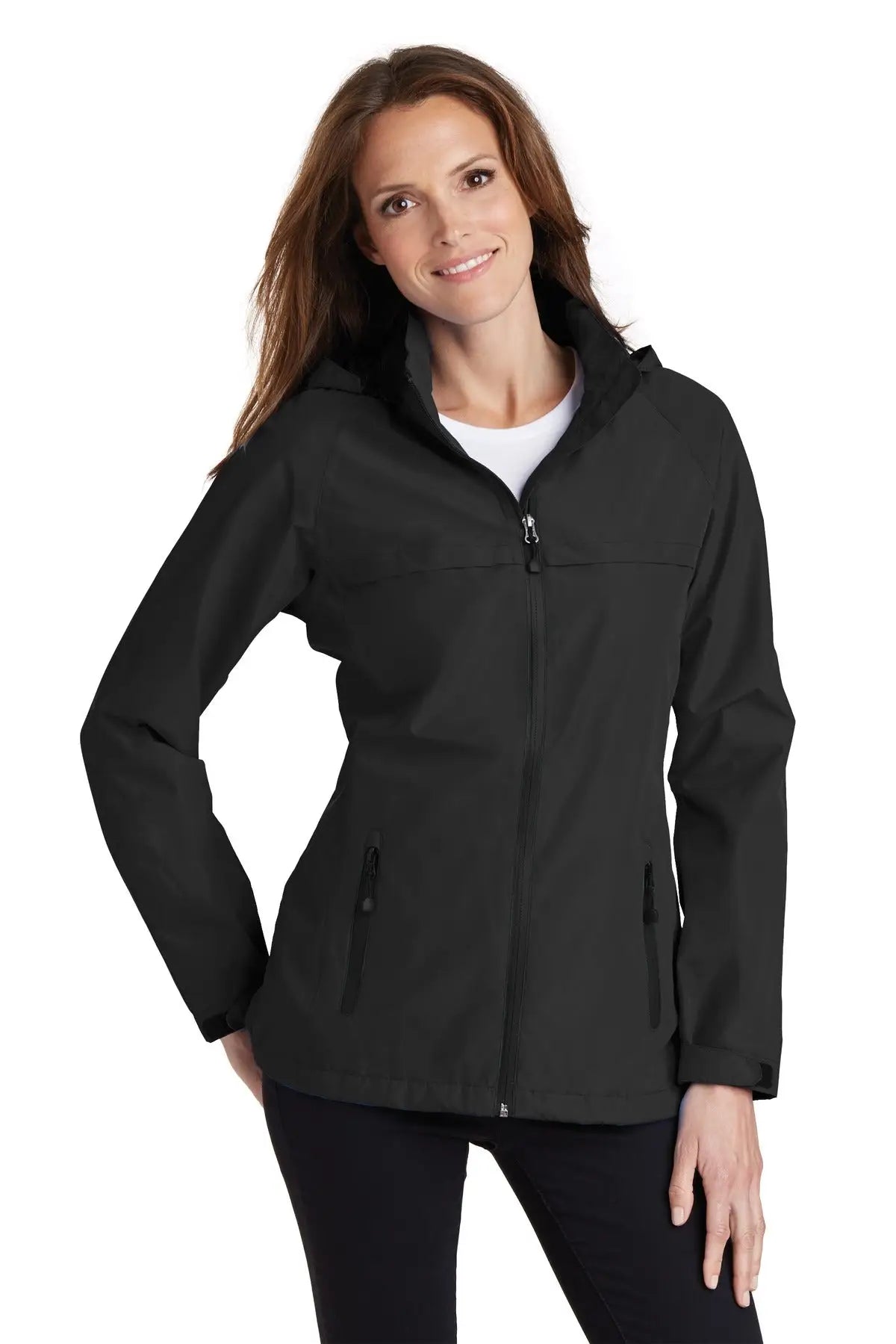 Port Authority L333 Women’s Torrent Waterproof Jacket - Black - Ladies Xs
