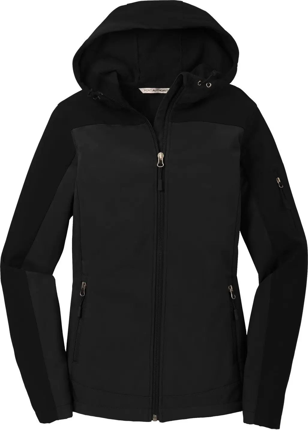 Port Authority L335 Women’s Hooded Core Soft Shell Jacket - Black