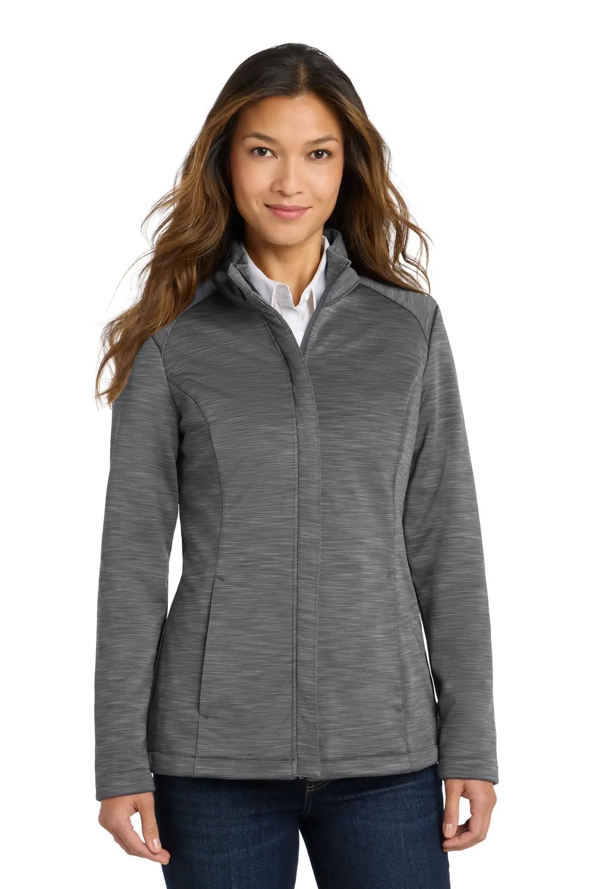 Port Authority L339 Women’s Stream Soft Shell Jacket - Graphite Heather
