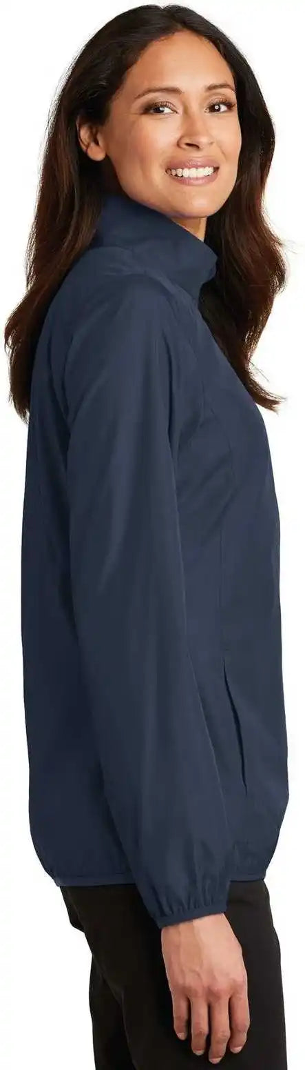 Port Authority L344 Ladies Zephyr Full Zip Jacket Dress Blue Navy