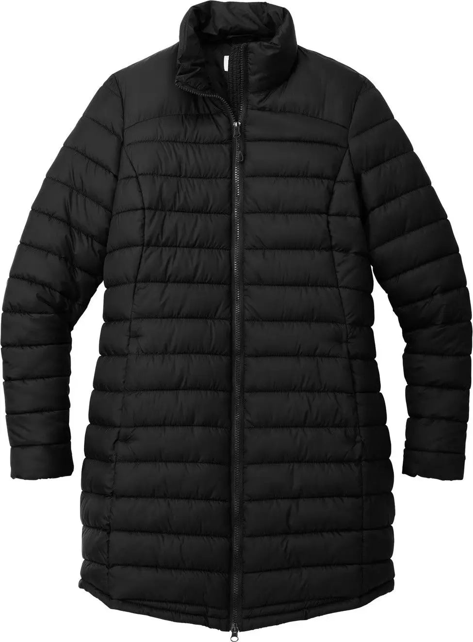 Port Authority L365 Women’s Horizon Puffy Long Jacket - Deep Black