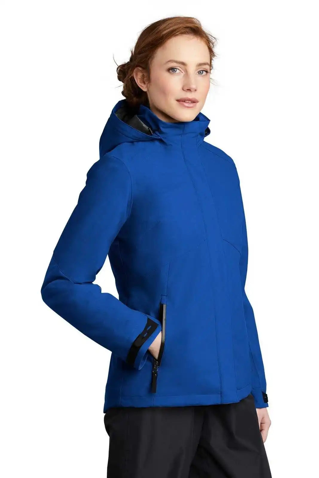 Port Authority L405 Ladies Insulated Waterproof Tech Jacket - Cobalt Blue