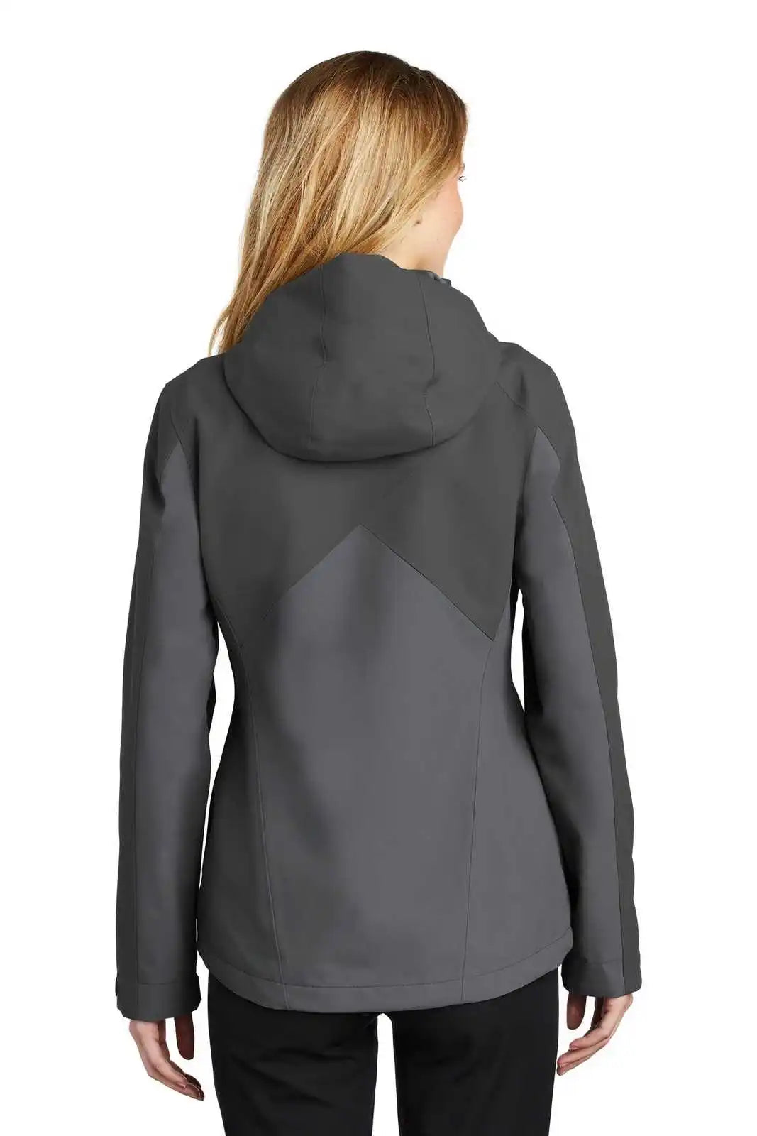 Port Authority L406 Ladies Tech Rain Jacket - Storm Gray Shadow