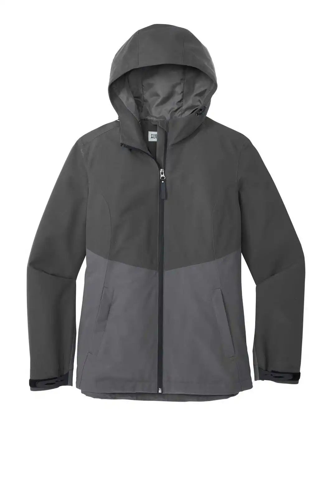 Port Authority L406 Ladies Tech Rain Jacket - Storm Gray Shadow