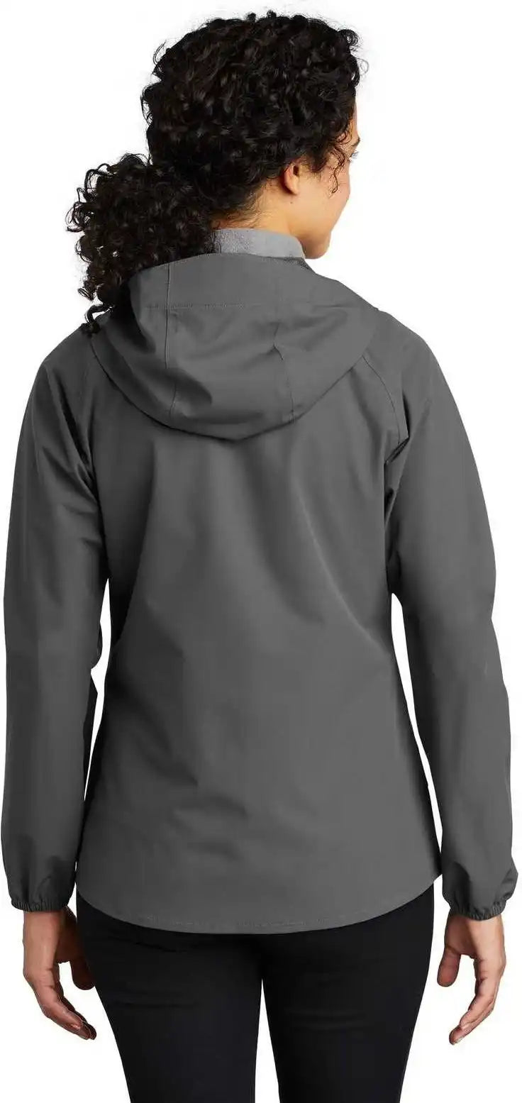 Port Authority L407 Ladies Essential Rain Jacket Graphite Gray