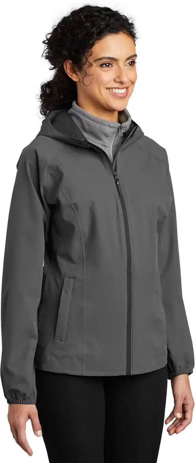 Port Authority L407 Ladies Essential Rain Jacket Graphite Gray