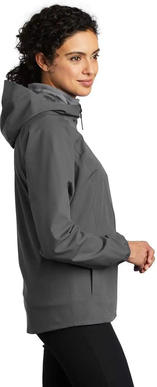 Port Authority L407 Ladies Essential Rain Jacket Graphite Gray