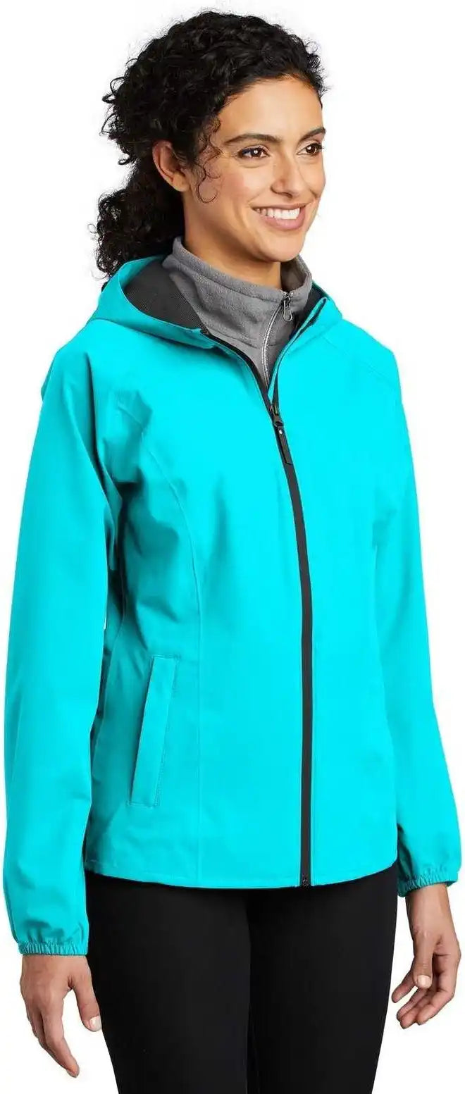 Port Authority L407 Ladies Essential Rain Jacket - Light Cyan Blue