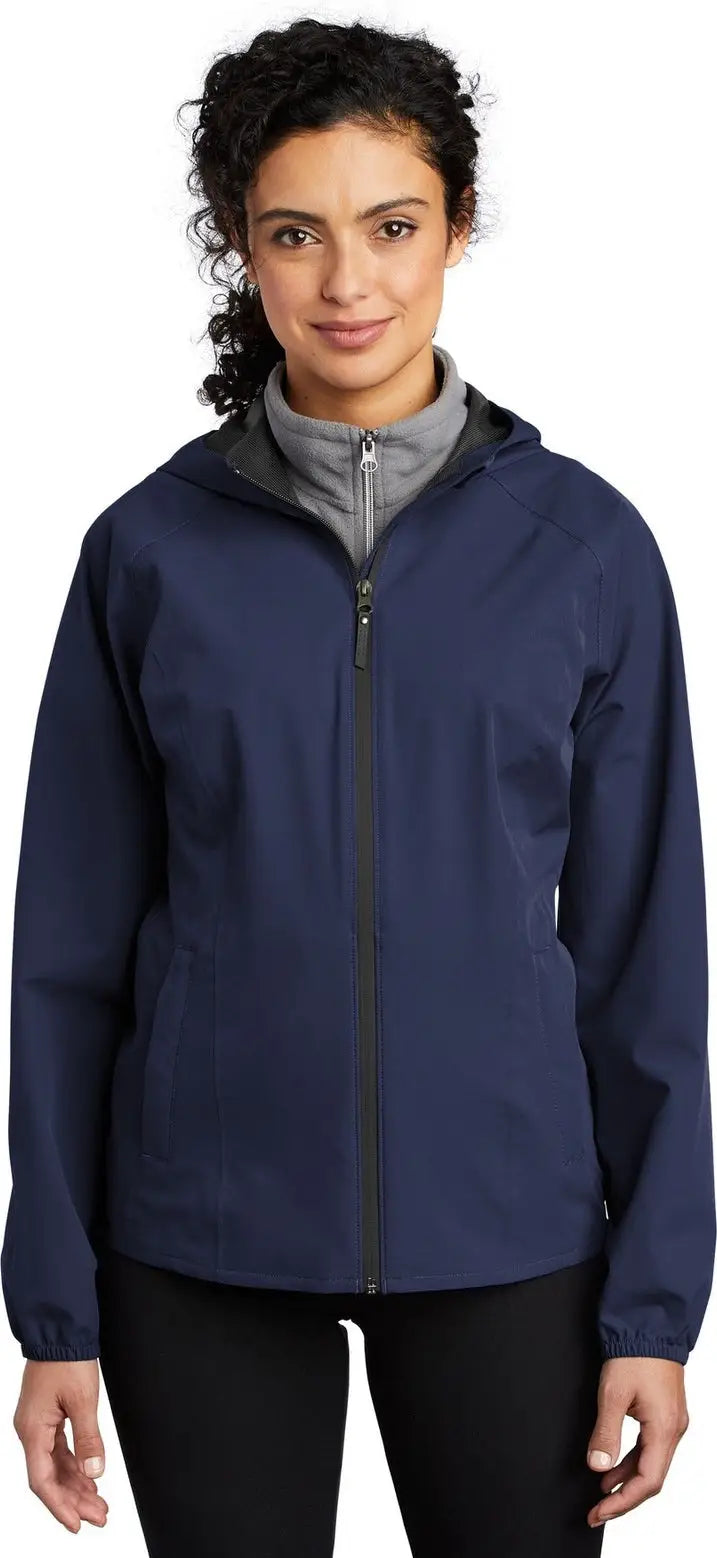 Port Authority L407 Women’s Essential Rain Jacket - True Navy - Ladies Xs