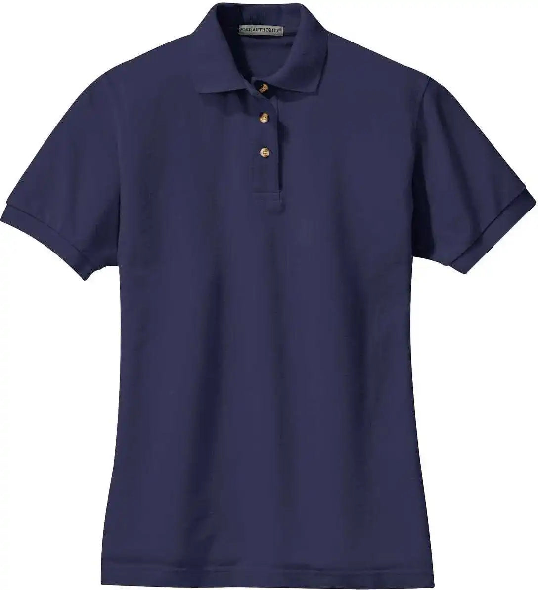 Port Authority L420 Ladies Heavyweight Cotton Pique Polo Navy