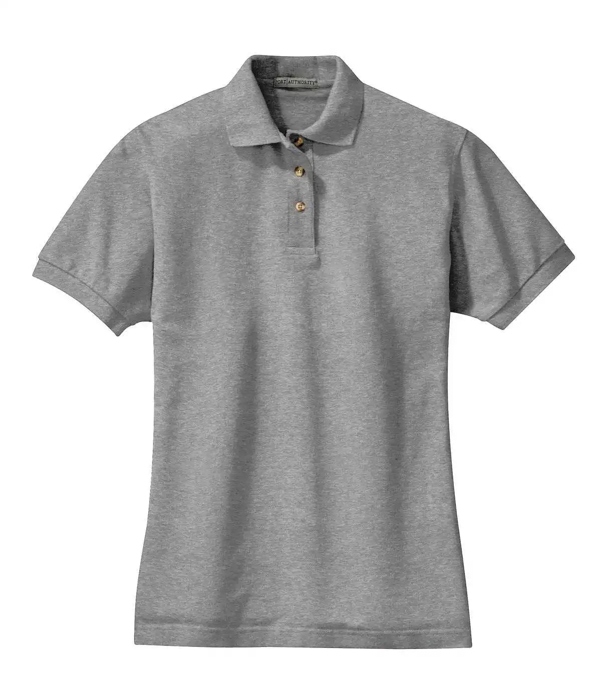 Port Authority L420 Ladies Heavyweight Cotton Pique Polo - Oxford