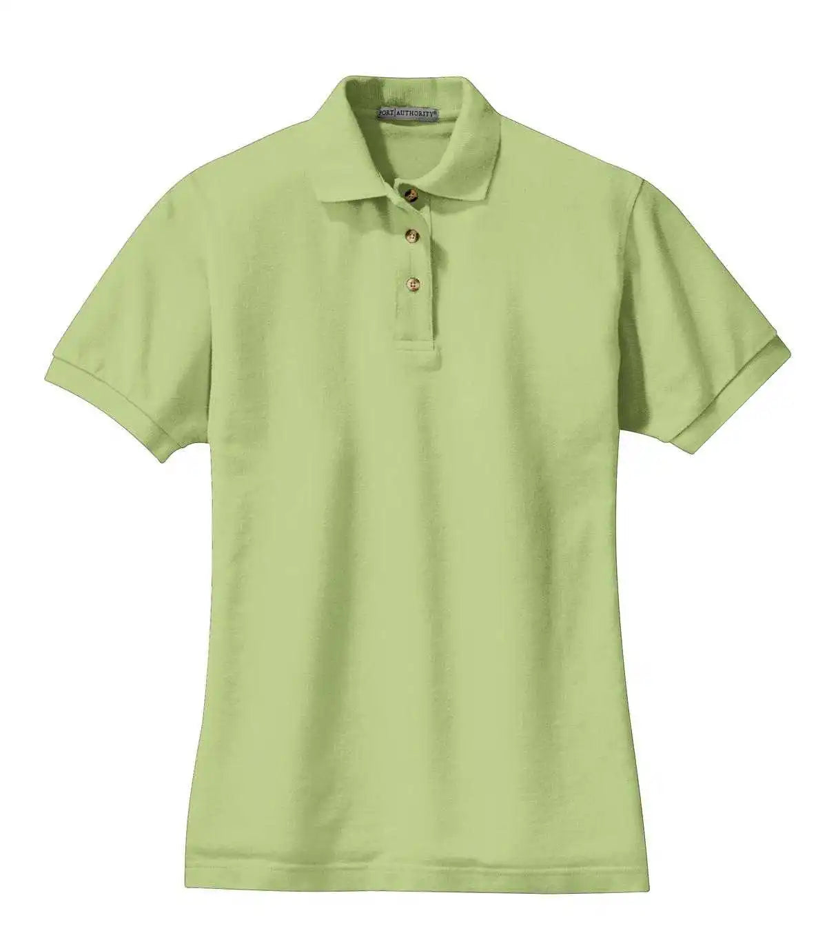 Port Authority L420 Ladies Heavyweight Cotton Pique Polo - Pistachio