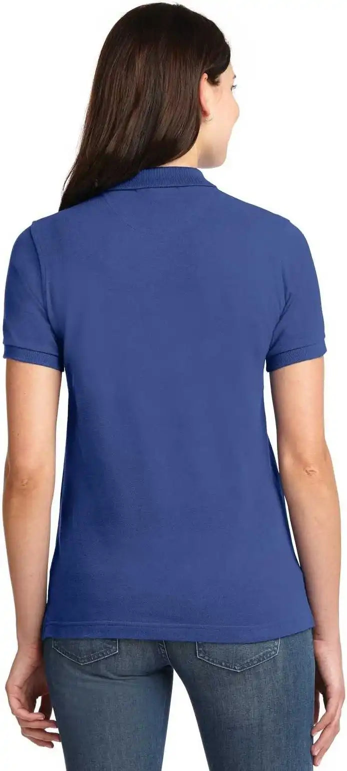 Port Authority L420 Ladies Heavyweight Cotton Pique Polo Royal
