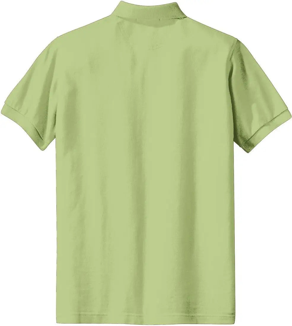 Port Authority L420 Women’s Heavyweight Cotton Pique Polo - Pistachio - Ladies Xs