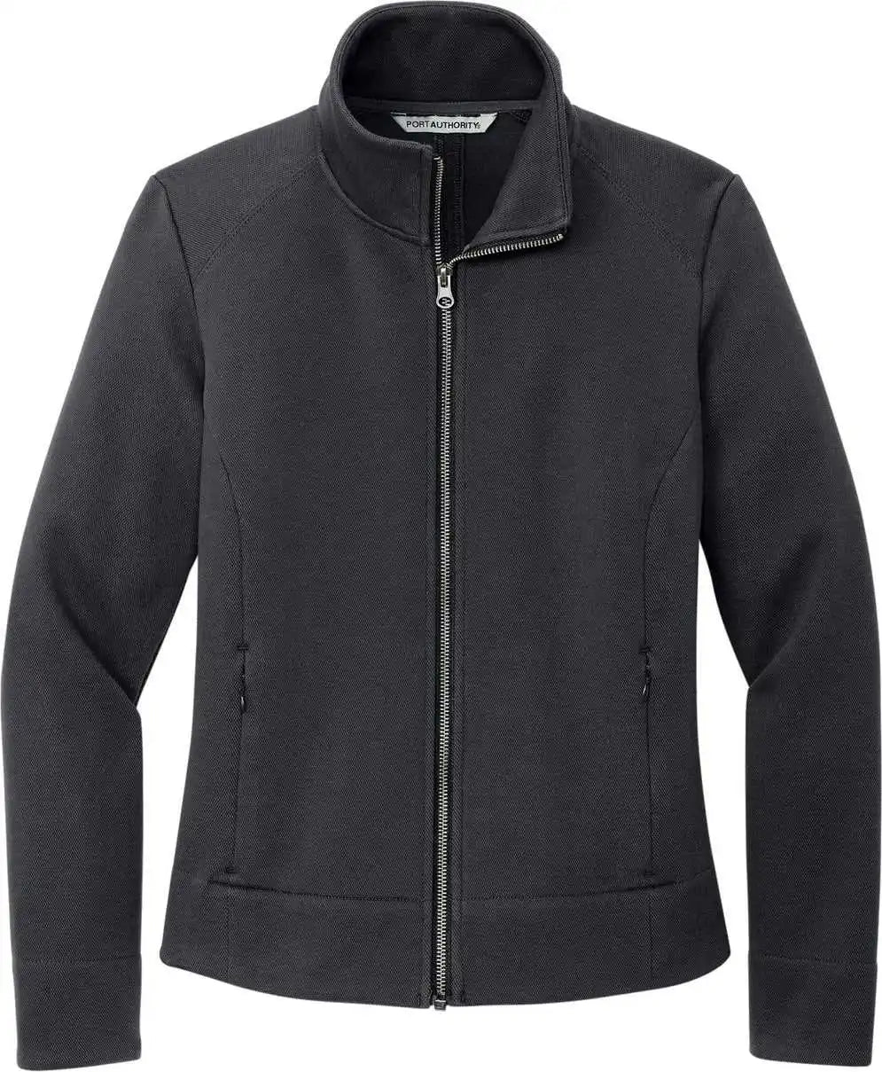 Port Authority L422 Women’s Network Fleece Jacket - Charcoal