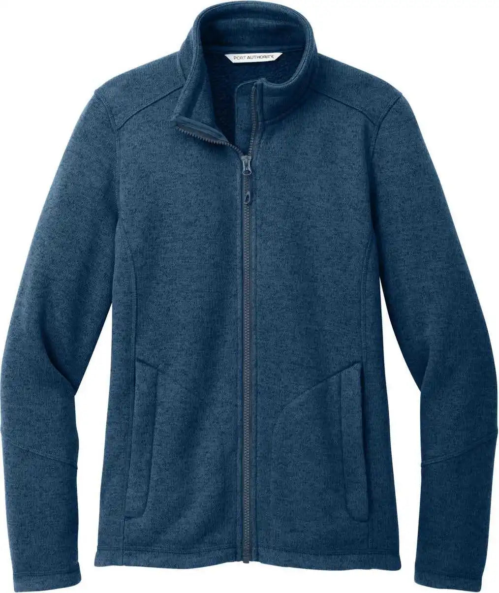 Port Authority L428 Women’s Arc Sweater Fleece Jacket Insigblhtr
