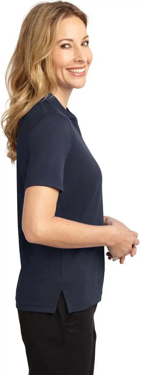 Port Authority L455 Ladies Rapid Dry Polo Classic Navy
