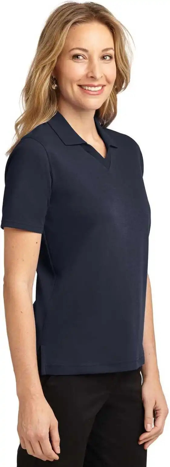 Port Authority L455 Ladies Rapid Dry Polo Classic Navy