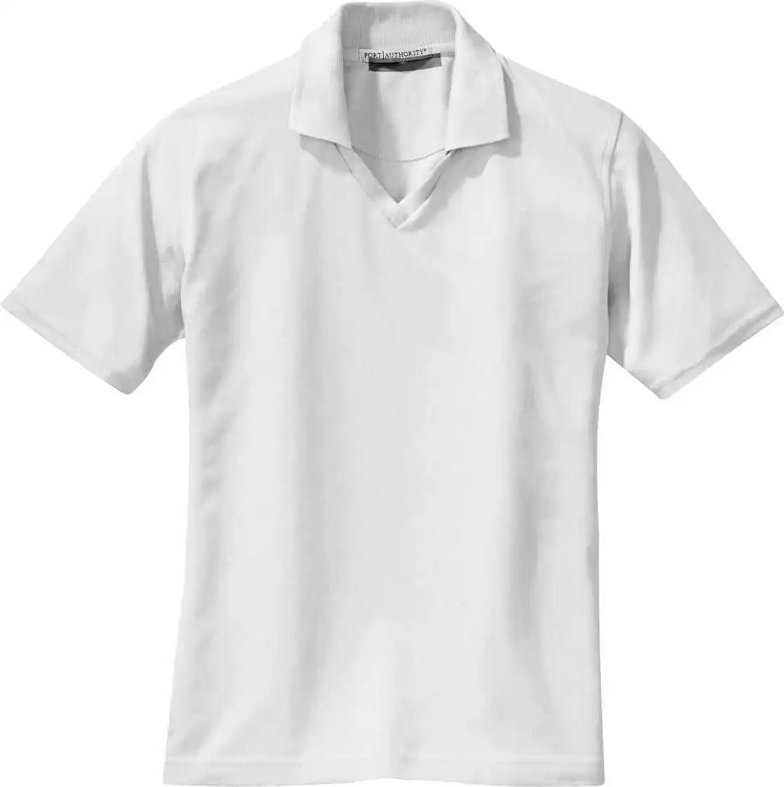Port Authority L455 Ladies Rapid Dry Polo - White