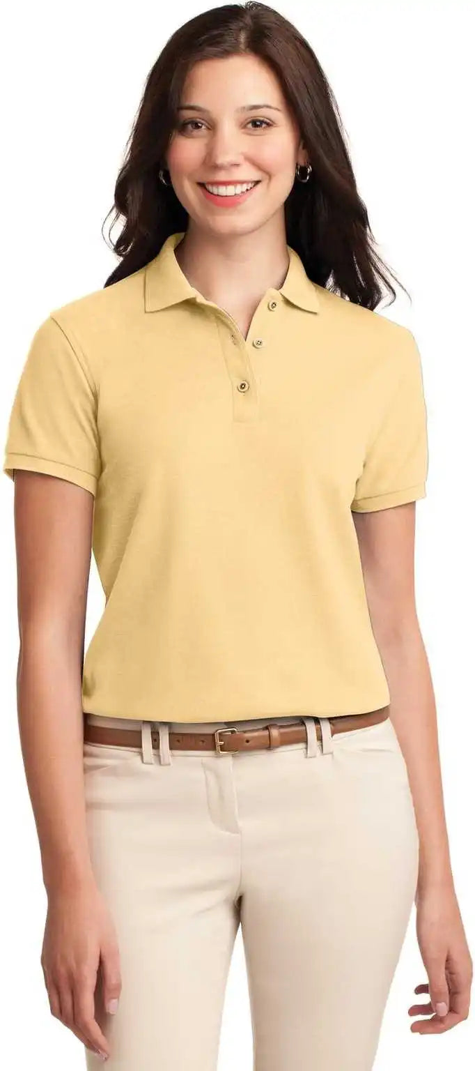 Port Authority L500 Ladies Silk Touch Polo Banana