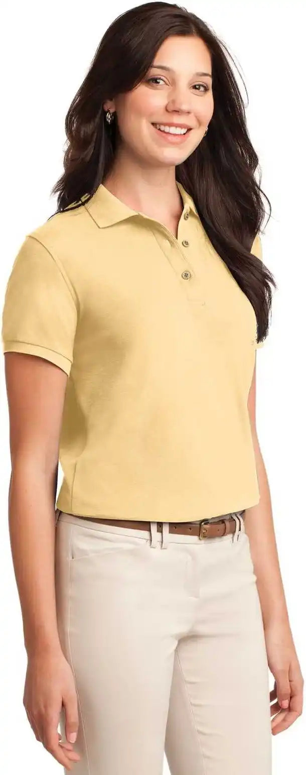 Port Authority L500 Ladies Silk Touch Polo Banana