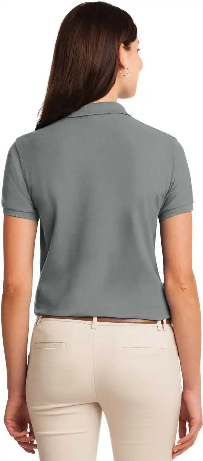 Port Authority L500 Ladies Silk Touch Polo Cool Gray