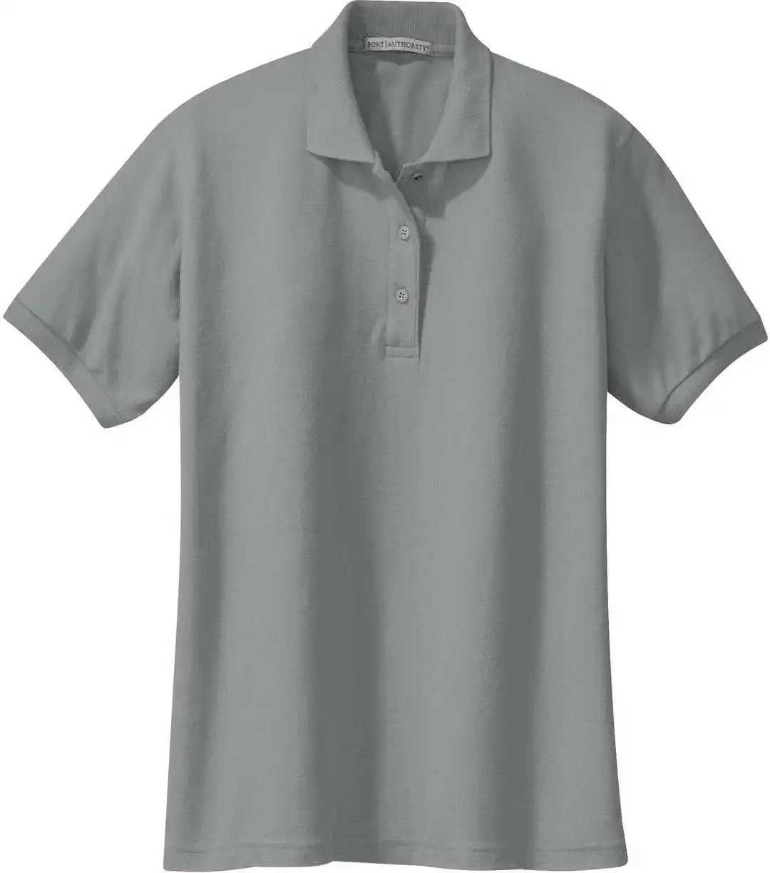Port Authority L500 Ladies Silk Touch Polo Cool Gray