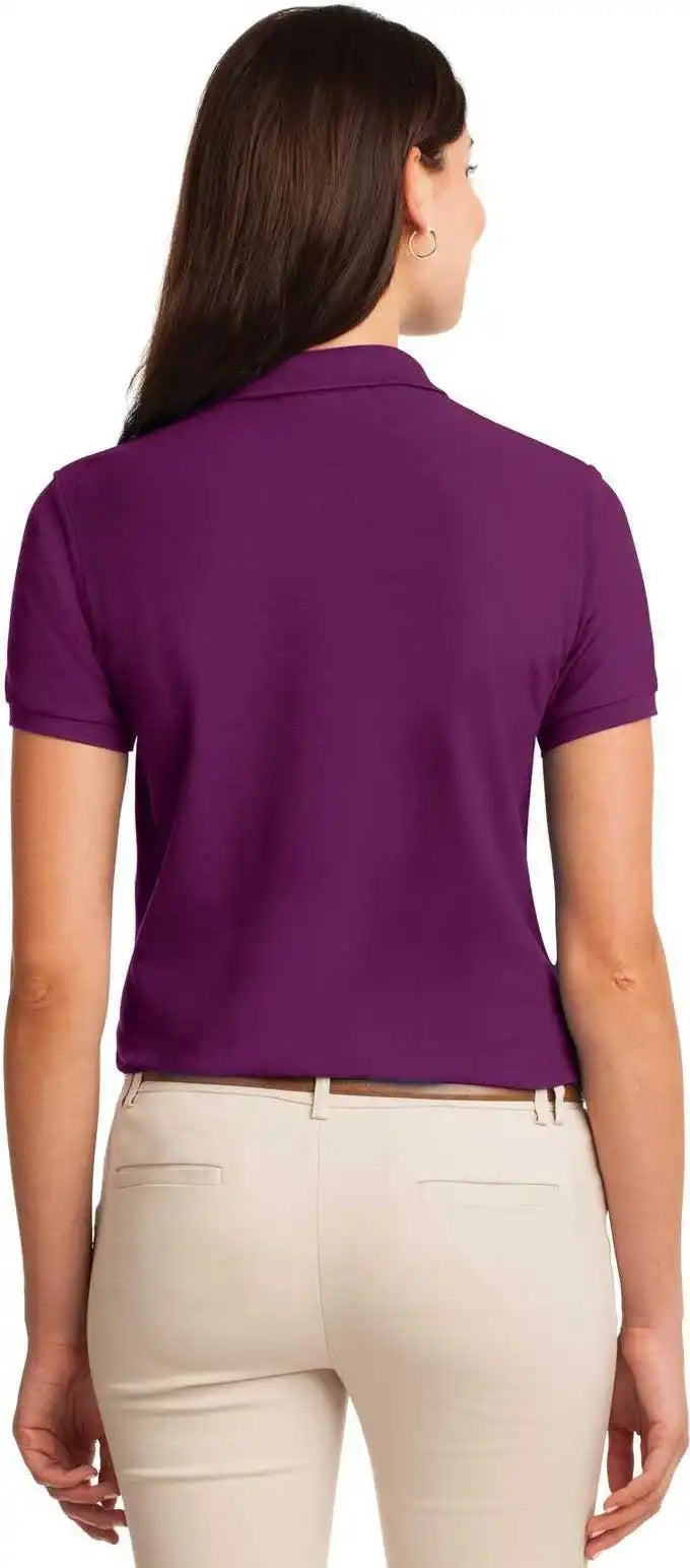 Port Authority L500 Ladies Silk Touch Polo Deep Berry