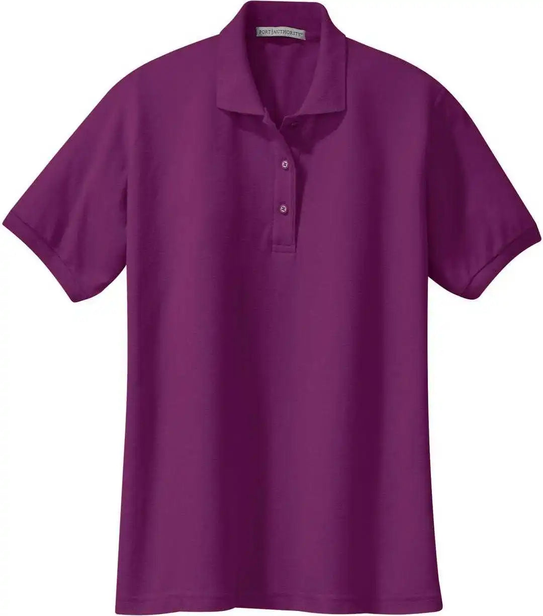 Port Authority L500 Ladies Silk Touch Polo Deep Berry