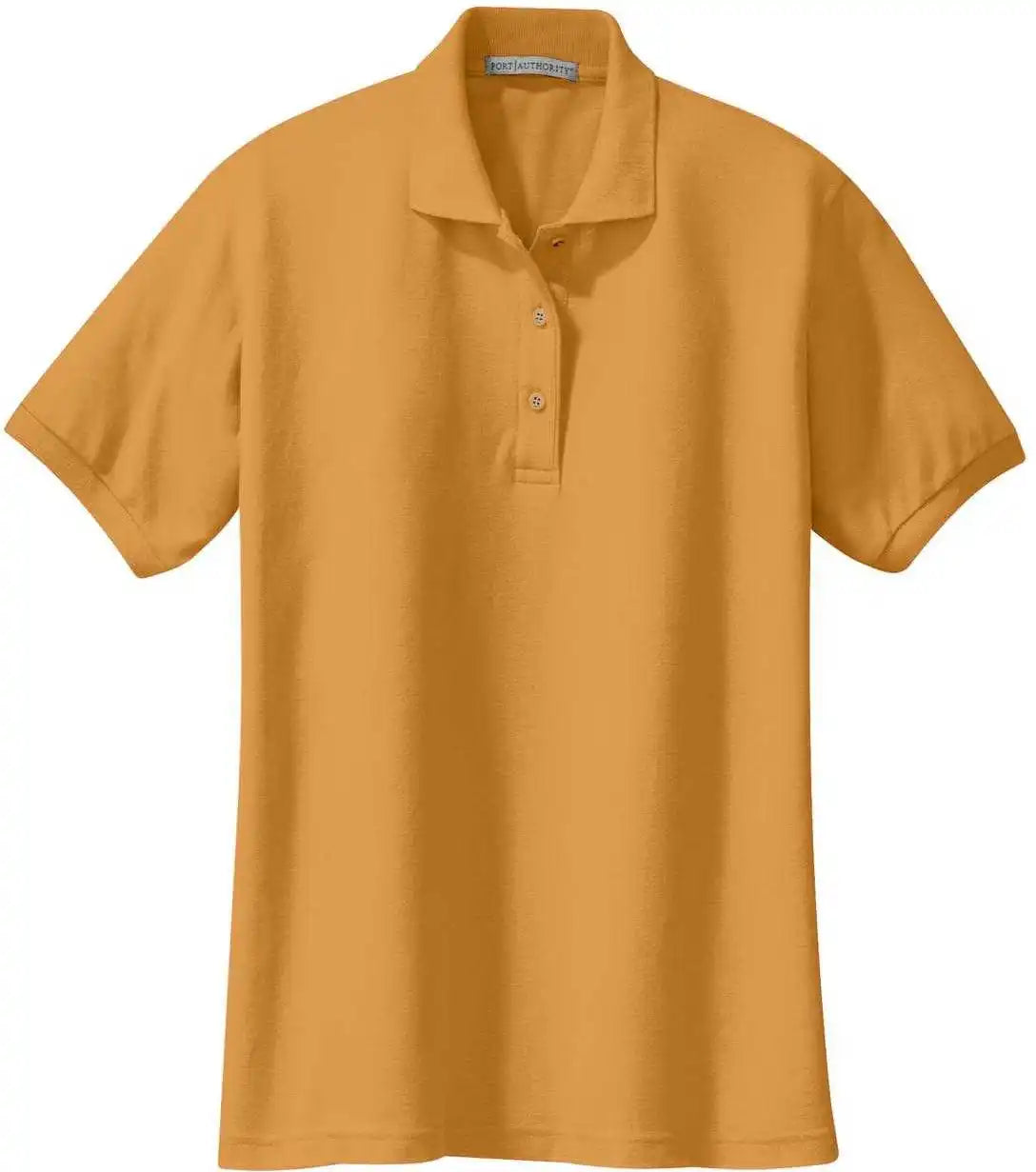 Port Authority L500 Ladies Silk Touch Polo - Gold
