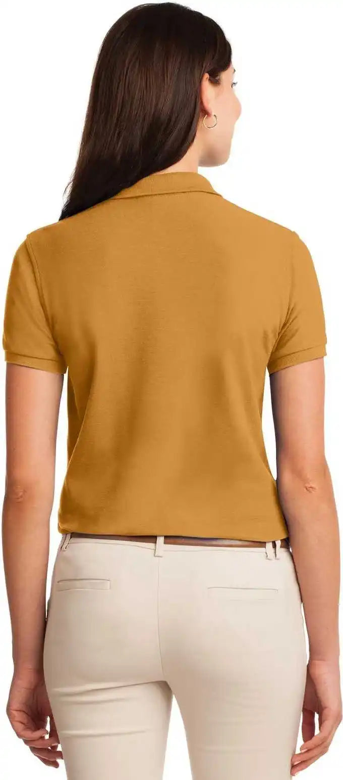 Port Authority L500 Ladies Silk Touch Polo - Gold
