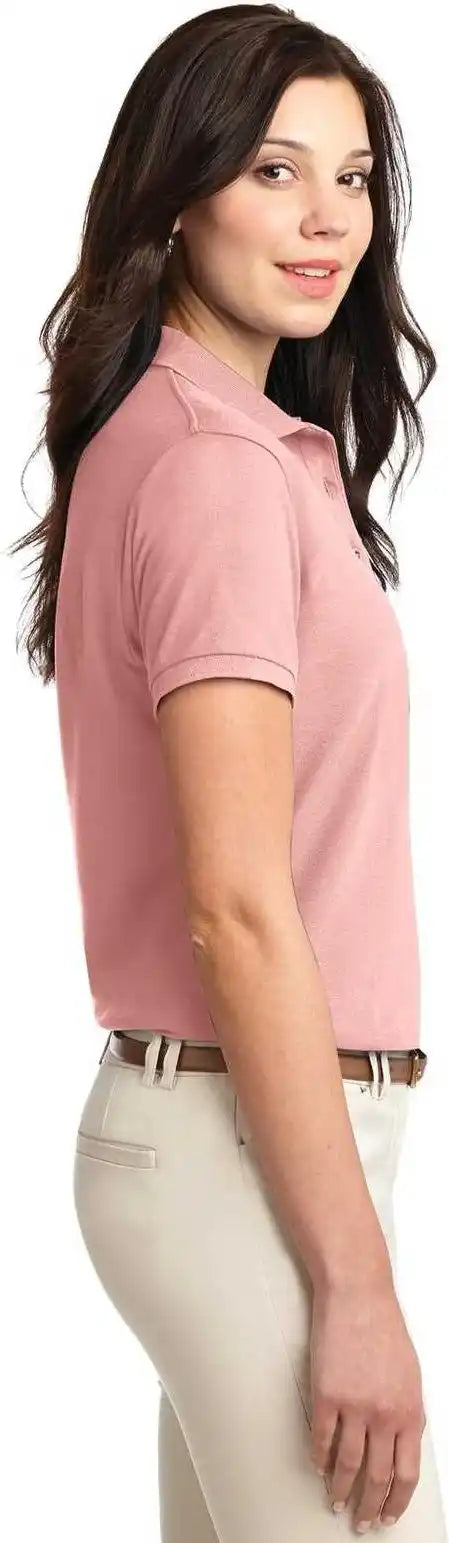 Port Authority L500 Ladies Silk Touch Polo Light Pink