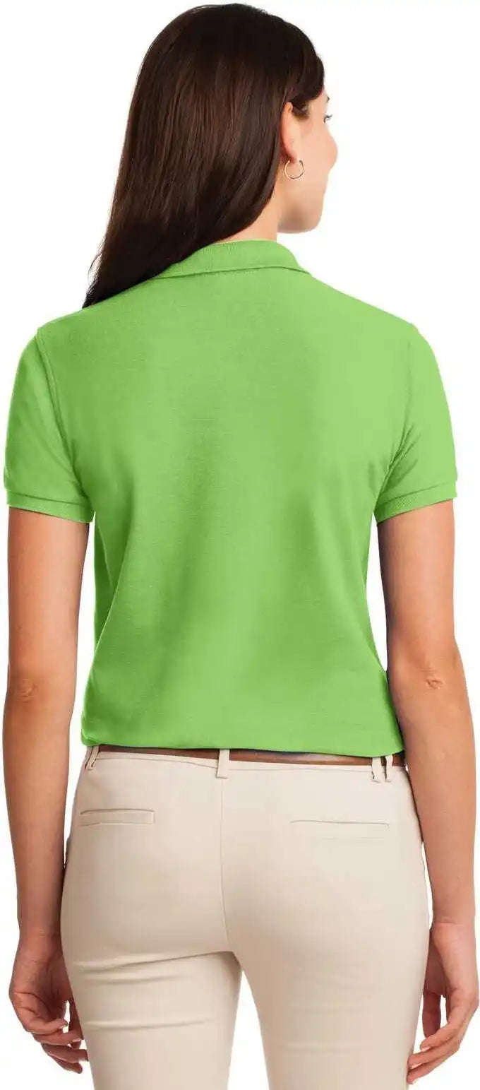 Port Authority L500 Ladies Silk Touch Polo Lime