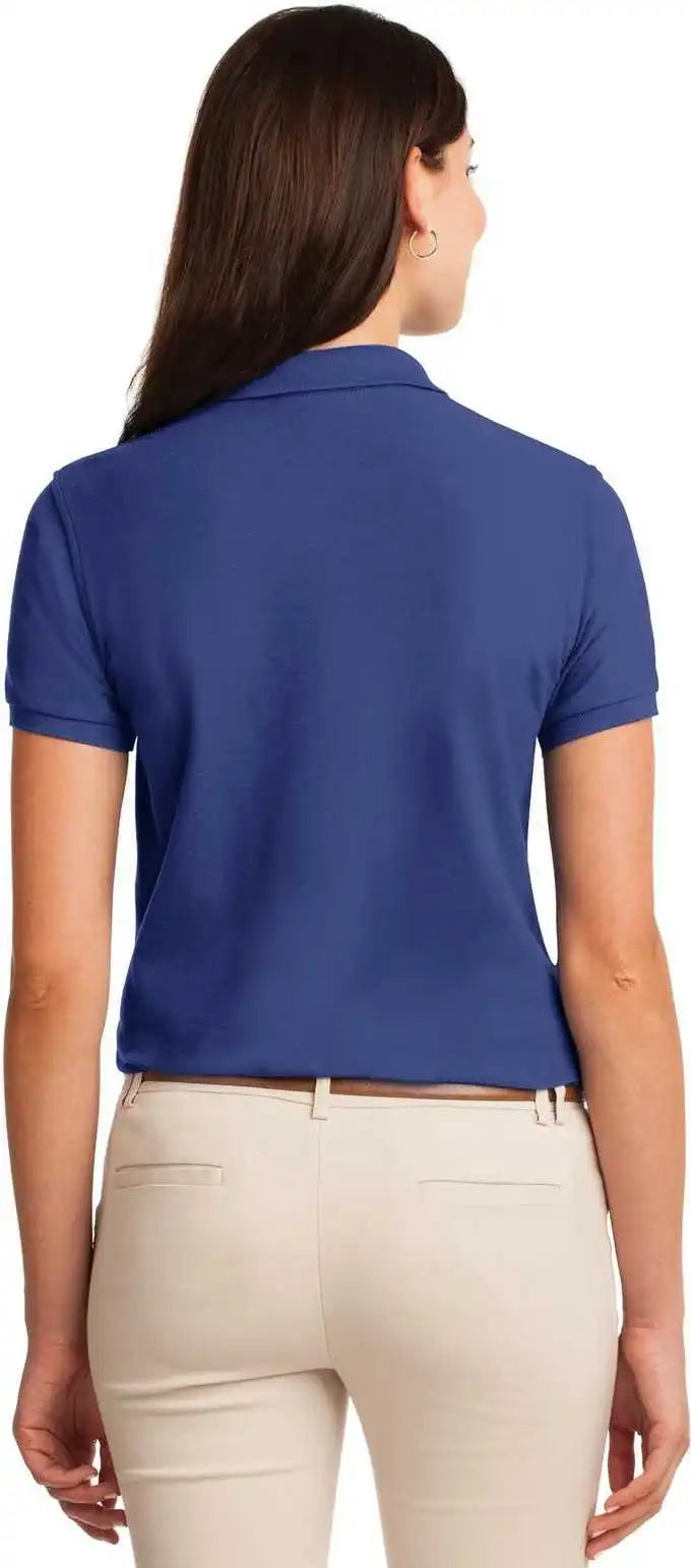 Port Authority L500 Ladies Silk Touch Polo - Mediterranean Blue
