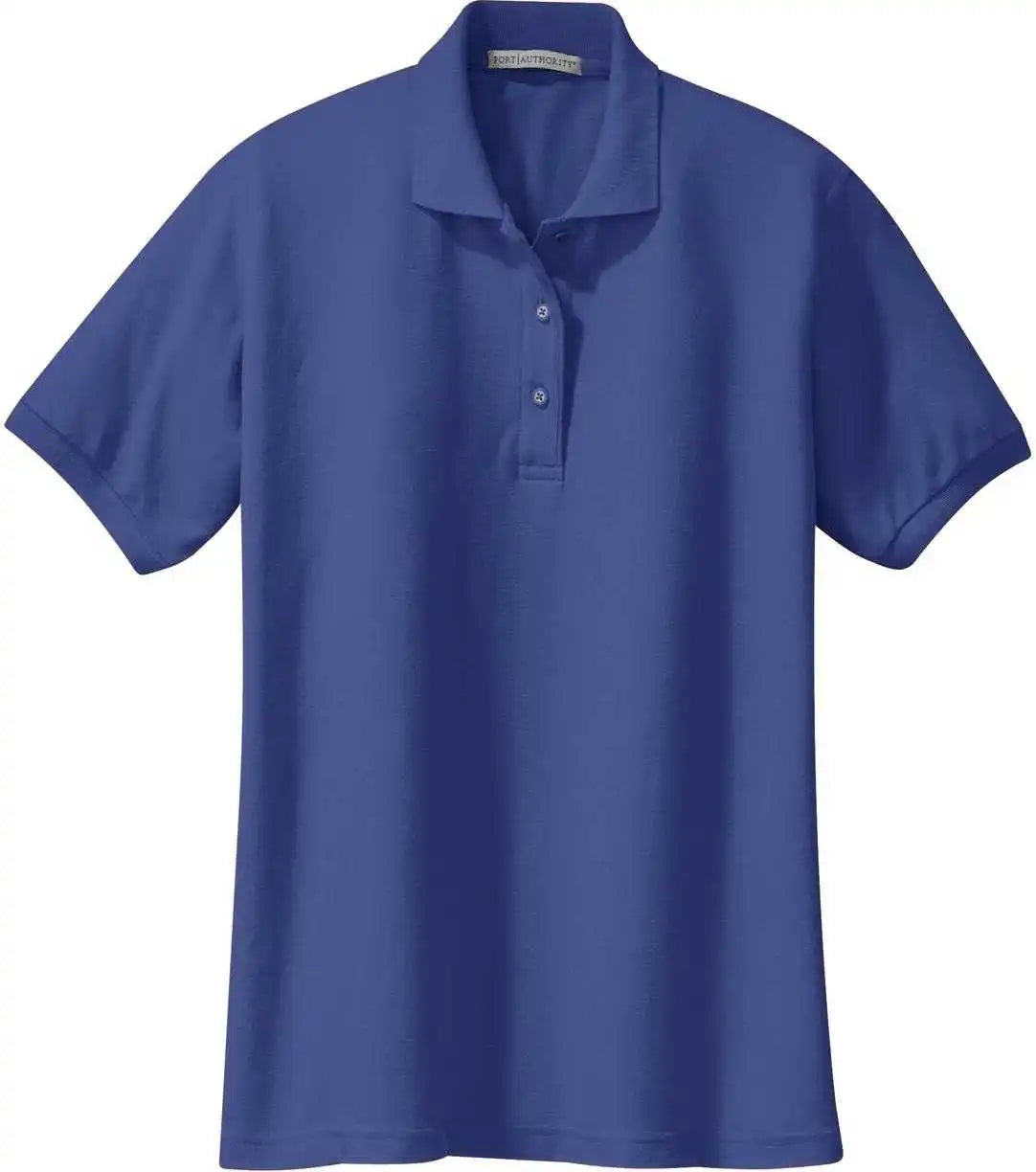 Port Authority L500 Ladies Silk Touch Polo Mediterranean Blue