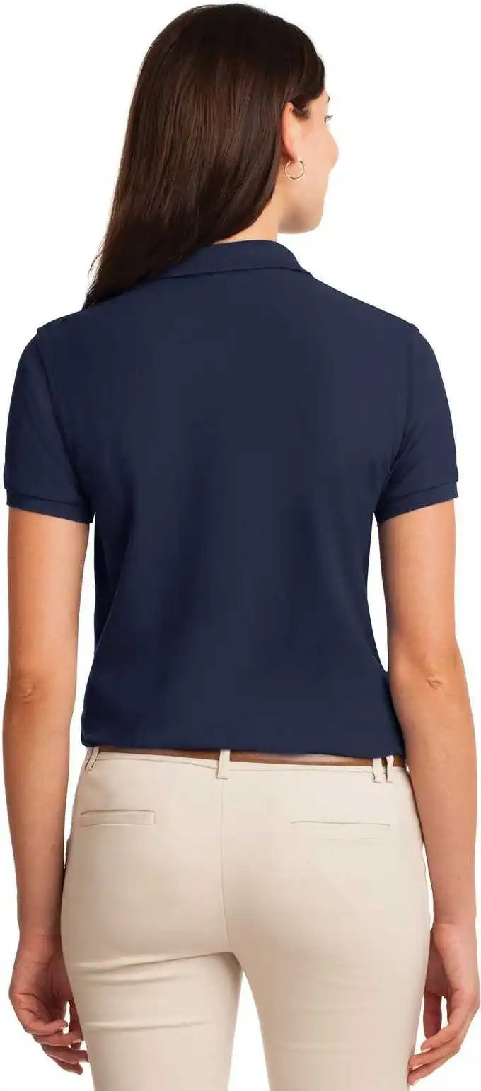 Port Authority L500 Ladies Silk Touch Polo Navy