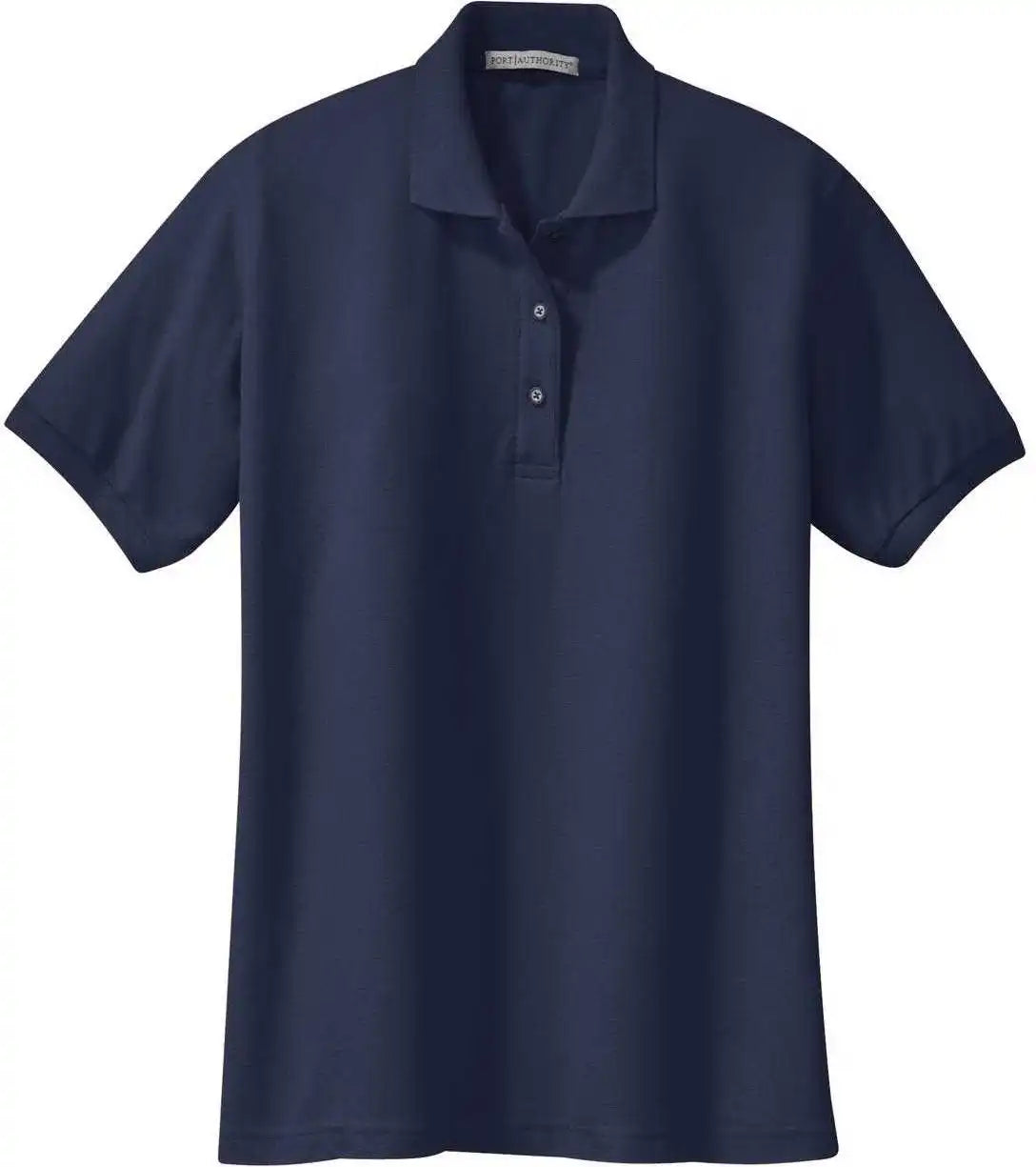 Port Authority L500 Ladies Silk Touch Polo Navy