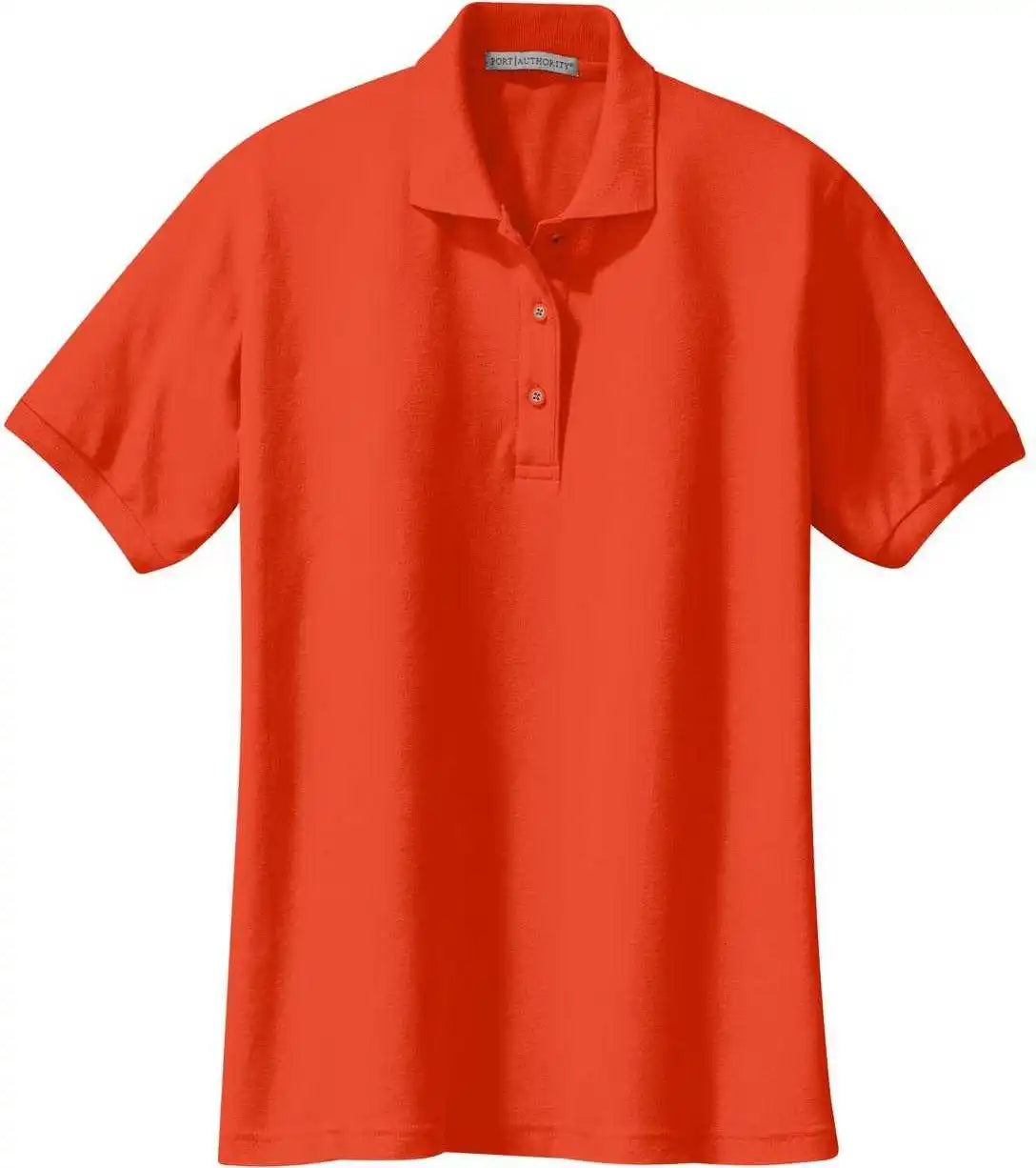 Port Authority L500 Ladies Silk Touch Polo Orange