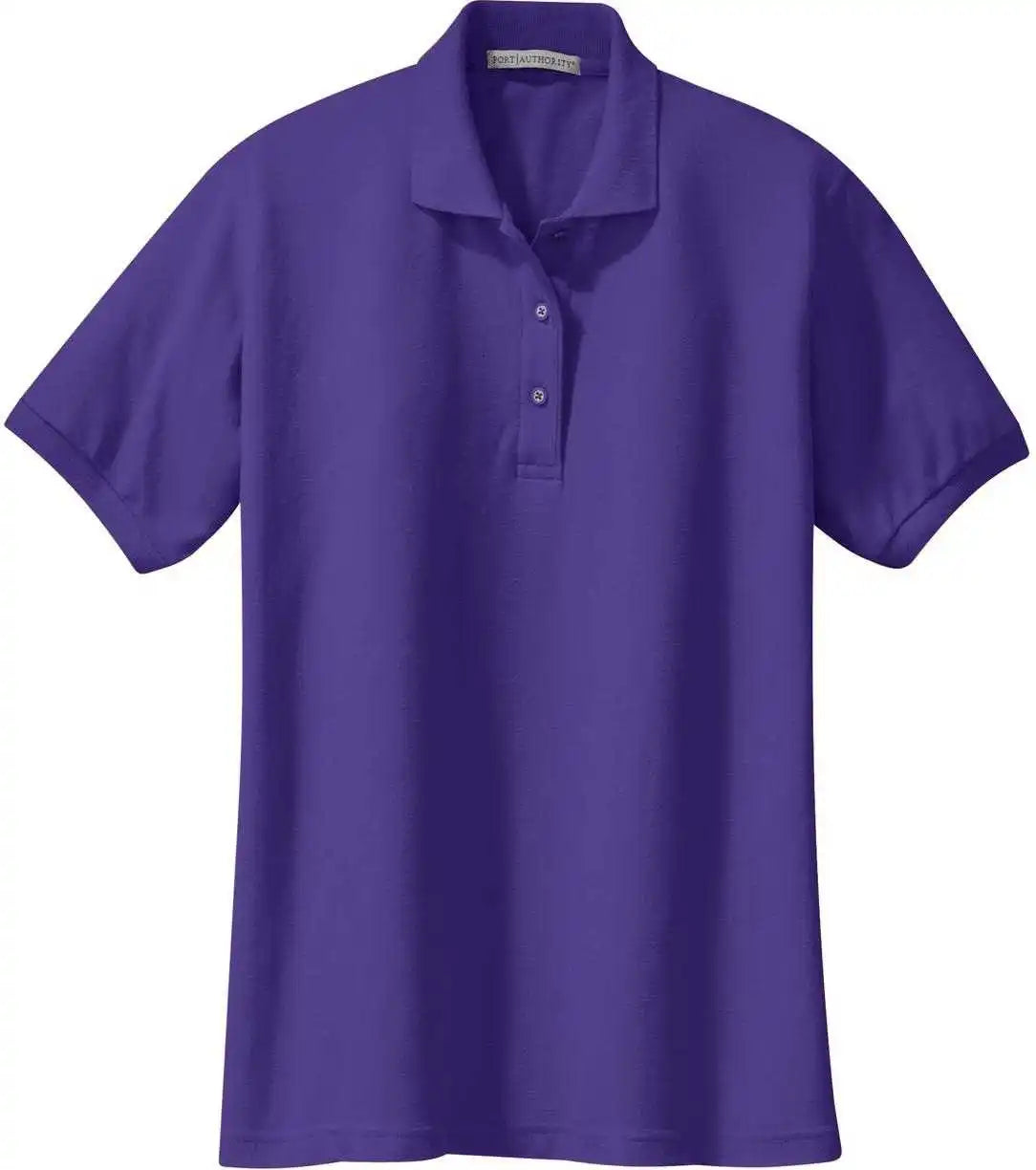 Port Authority L500 Ladies Silk Touch Polo Purple