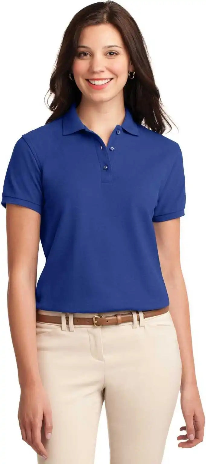 Port Authority L500 Ladies Silk Touch Polo Royal